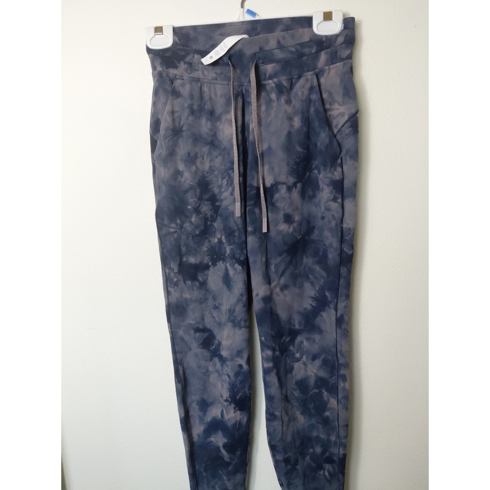 Lululemon Joggers Women's Sz 4 Gray Tie Dye Redy to Rulu Jogger Stretch Soft